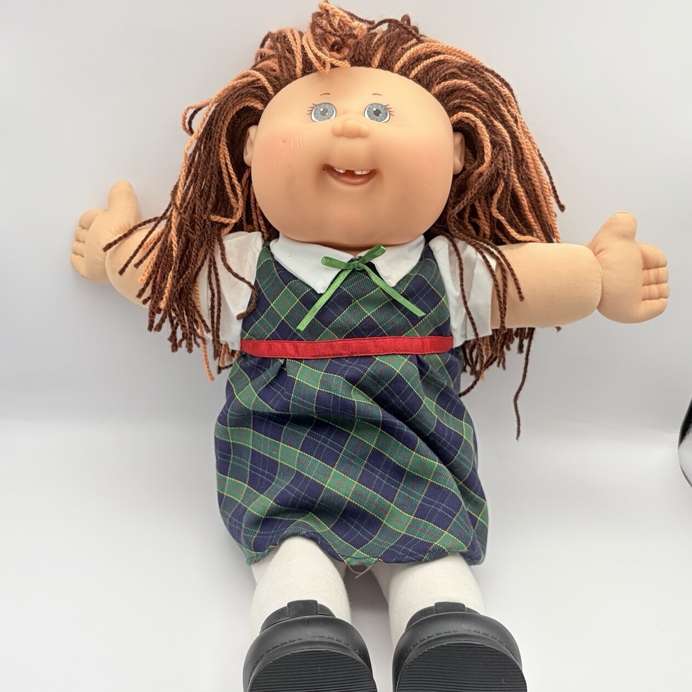 Vintage Cabbage Patch Doll Girl 2005 Play Along School Girl Outfit Brown Hair